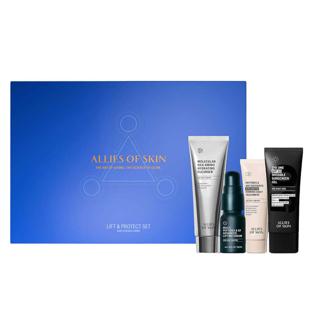 Подарочный набор миниатюр для лифтинга и защиты кожи Allies of Skin Lift & Protect Set
Подарочный набор миниатюр для лифтинга и защиты кожи Allies of Skin Lift & Protect Set