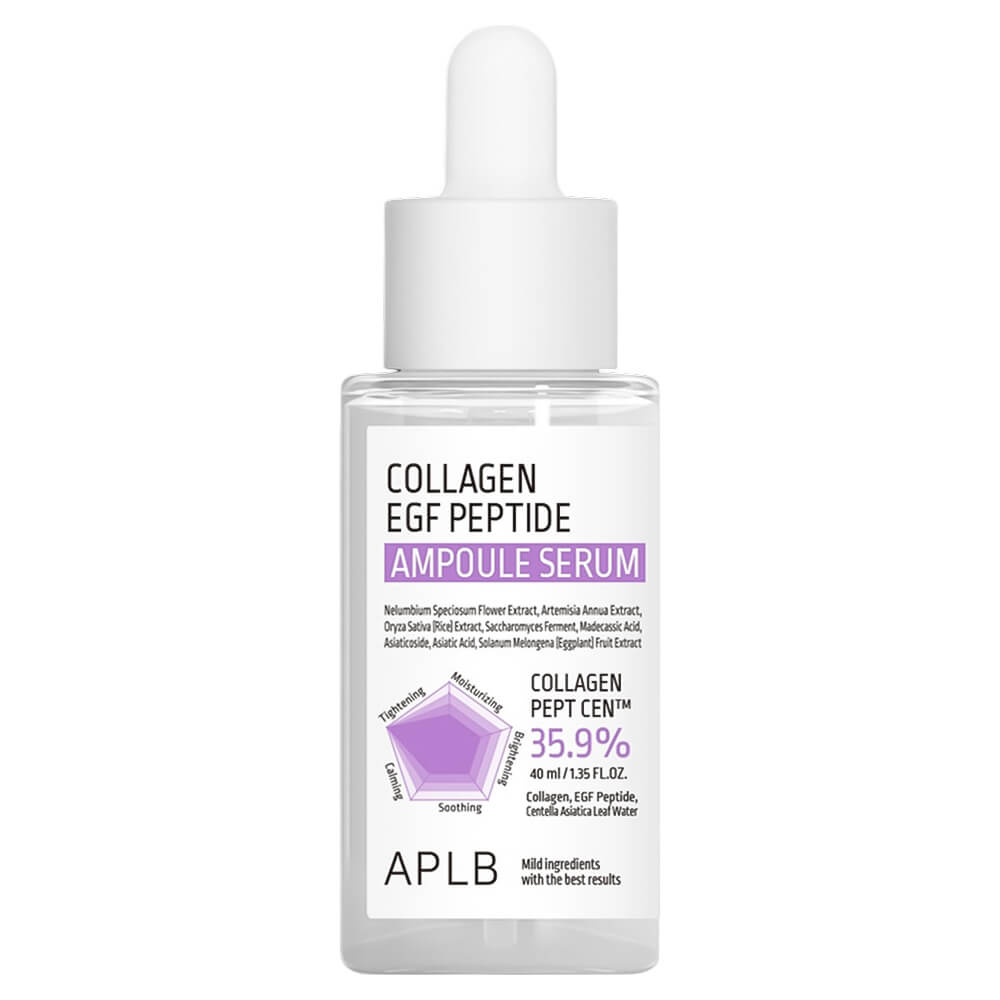 Ампульная сыворотка для упругости кожи с пептидами APLB Collagen EGF Peptide Ampoule Serum
Ампульная сыворотка для упругости кожи с пептидами APLB Collagen EGF Peptide Ampoule Serum