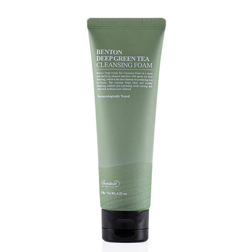 Очищающая пенка с зелёным чаем Benton Deep Green Tea Cleansing Foam
Очищающая пенка с зелёным чаем Benton Deep Green Tea Cleansing Foam