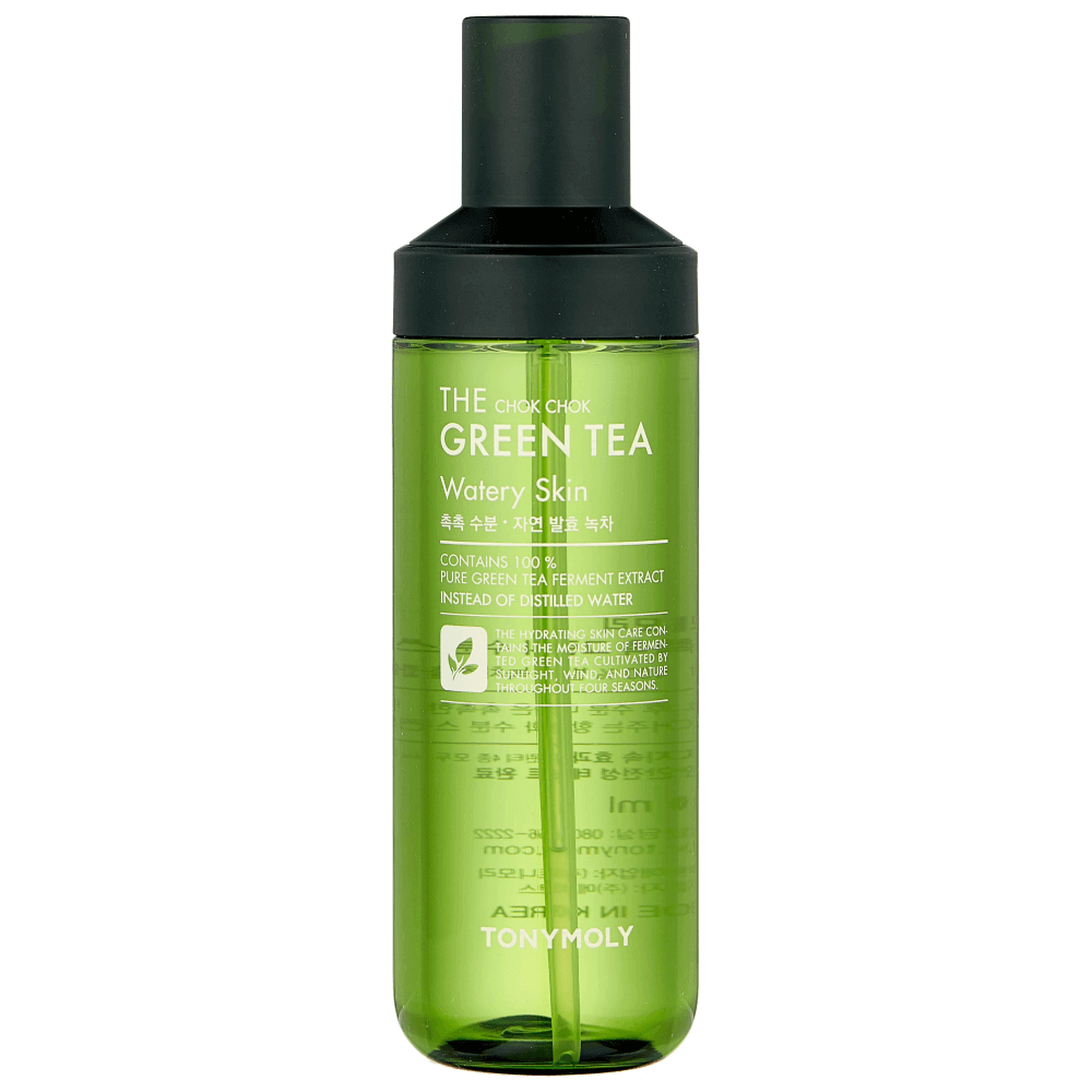 Тоник на основе ферментированного экстракта зелёного чая Tony Moly Chok Chok Green Tea Watery Skin
Тоник на основе ферментированного экстракта зелёного чая Tony Moly Chok Chok Green Tea Watery Skin