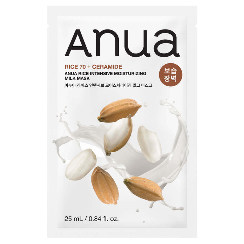 Интенсивно увлажняющая тканевая маска с рисом Anua Rice 70 Intensive Moisturizing Milk Mask
Интенсивно увлажняющая тканевая маска с рисом Anua Rice 70 Intensive Moisturizing Milk Mask