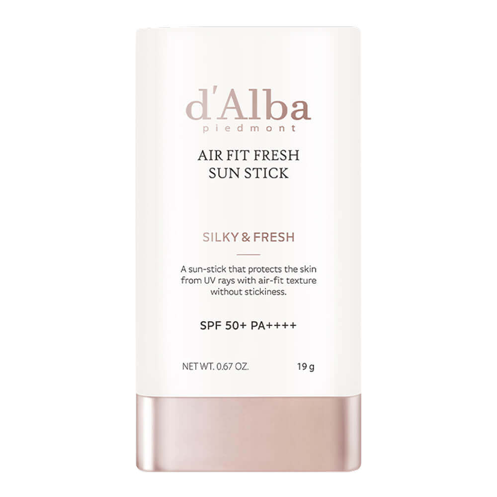 Освежающий солнцезащитный стик с белым трюфелем d'Alba Air Fit Fresh Sun Stick SPF50+ PA++++
Освежающий солнцезащитный стик с белым трюфелем d'Alba Air Fit Fresh Sun Stick SPF50+ PA++++