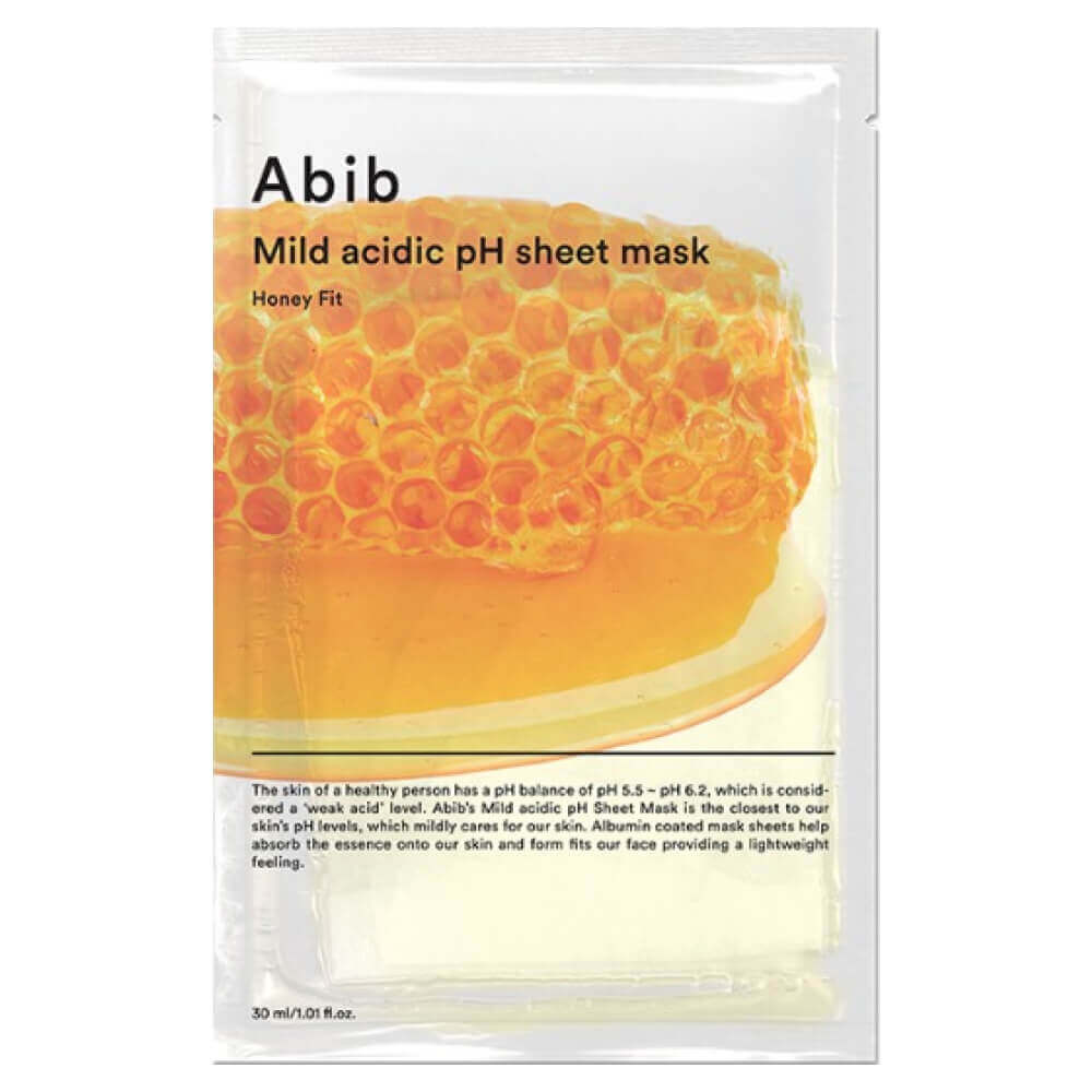 Тканевая маска Abib, Mild Acidic pH Sheet Mask Honey Fit
Тканевая маска Abib, Mild Acidic pH Sheet Mask Honey Fit