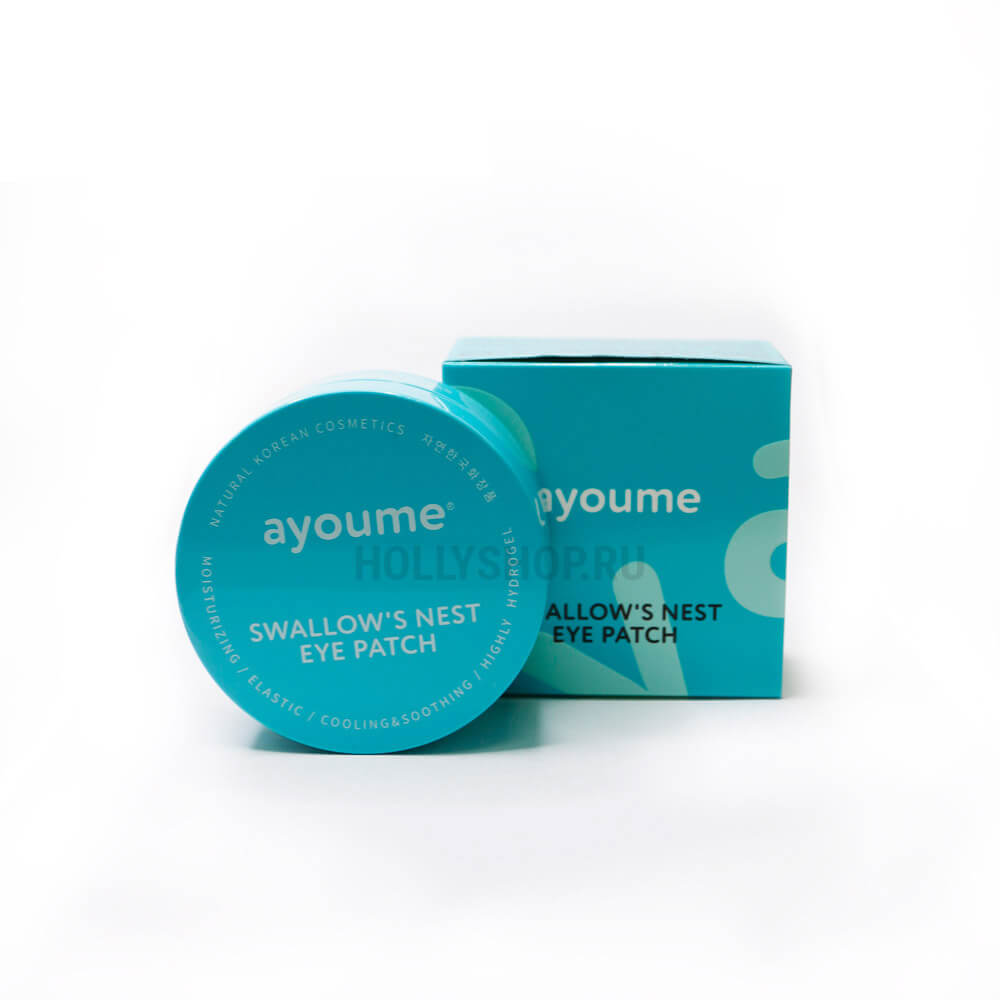 Омолаживающие гидрогелевые патчи с экстрактом ласточкиного гнезда Ayoume Swallow`s Nest Eye Patch
Омолаживающие гидрогелевые патчи с экстрактом ласточкиного гнезда Ayoume Swallow`s Nest Eye Patch