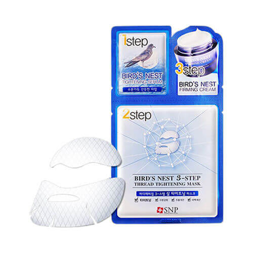 Трёхступенчатый лифтинг-комплекс с ласточкиным гнездом SNP Bird's Nest 3-step Thread Tightening Mask
Трёхступенчатый лифтинг-комплекс с ласточкиным гнездом SNP Bird's Nest 3-step Thread Tightening Mask