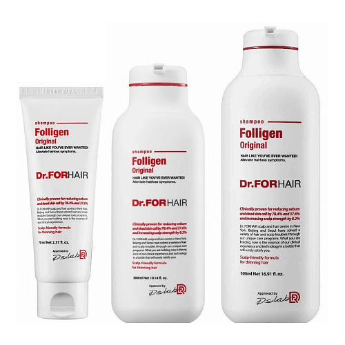 Шампунь с липосомами против выпадения волос Dr.Forhair Folligen Shampoo