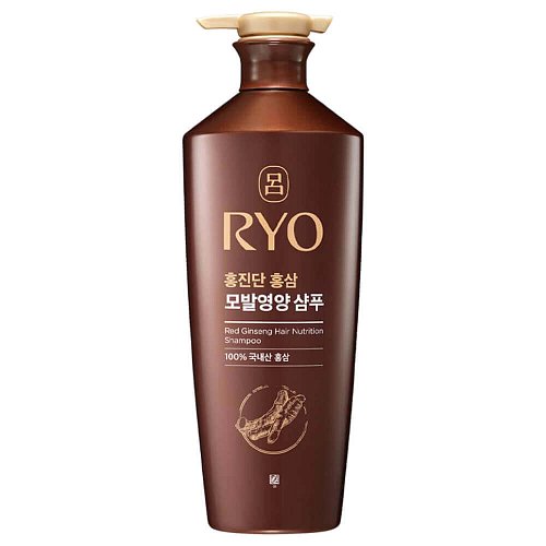Питательный шампунь для волос с красным женьшенем RYO Red Ginseng Hair Nutrition Shampoo