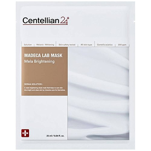 Тканевая маска для выравнивания тона Centellian24 Madeca Lab Mask Mela Brightening