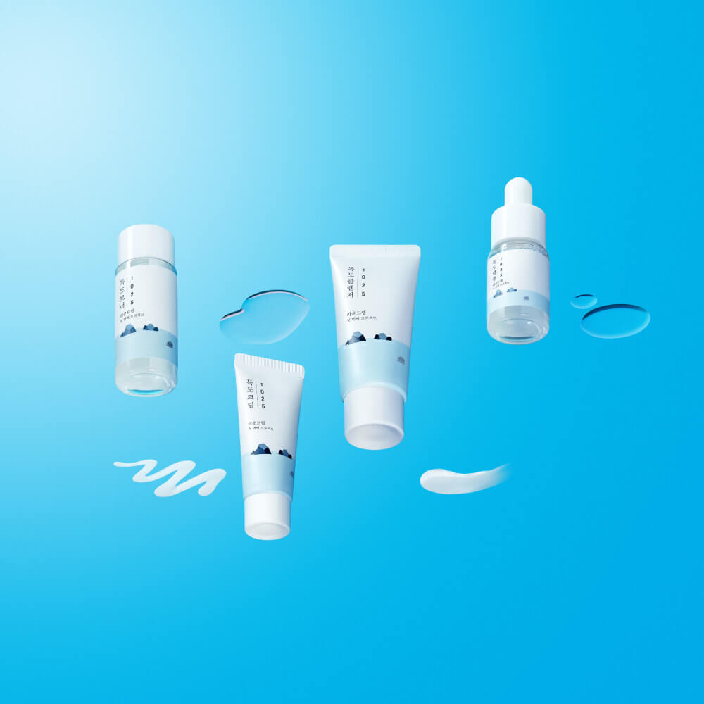 Набор миниатюр с морской водой Round Lab Travel-Friendly Mini Skincare Kit 1025 Dokdo