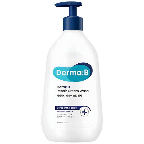 Ламеллярный крем-гель для душа Derma:B CeraMD Repair Cream Wash