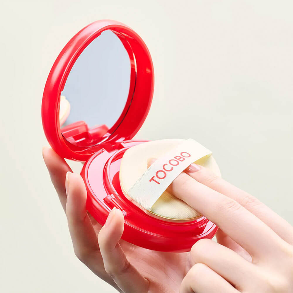 Кушон с натуральным сияющим финишем Tocobo Apple Dewy Fit Cushion SPF50+ PA++++