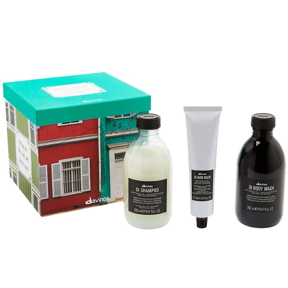 Подарочный набор для волос и тела в стиле OI Davines OI Lifestyle Holiday Gift Set