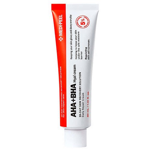 Обновляющий крем с комплексом кислот Medi-Peel AHA BHA 28 Days Hyal Cream