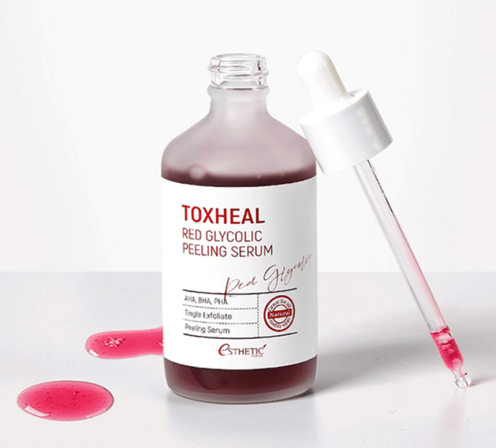 Тингл-сыворотка с гликолевой кислотой Esthetic House Toxheal Red Glycolic Peeling Serum