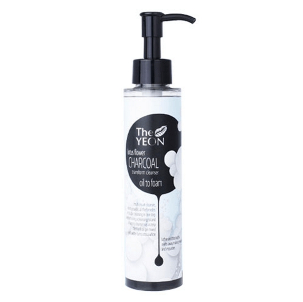Очищающее масло 2-в-1 с древесным углём The Yeon Lotus Flower Charcoal Transform Cleanser