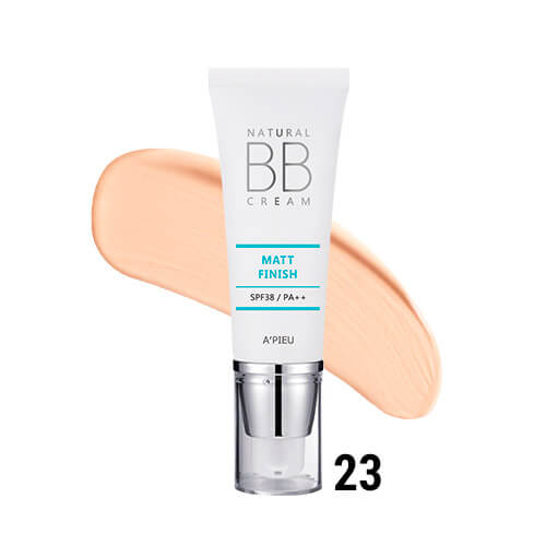 Матирующий для жирной кожи ББ-крем Apieu Natural Matt Finish BB Cream SPF38/PA+++ - 23. Натуральный беж