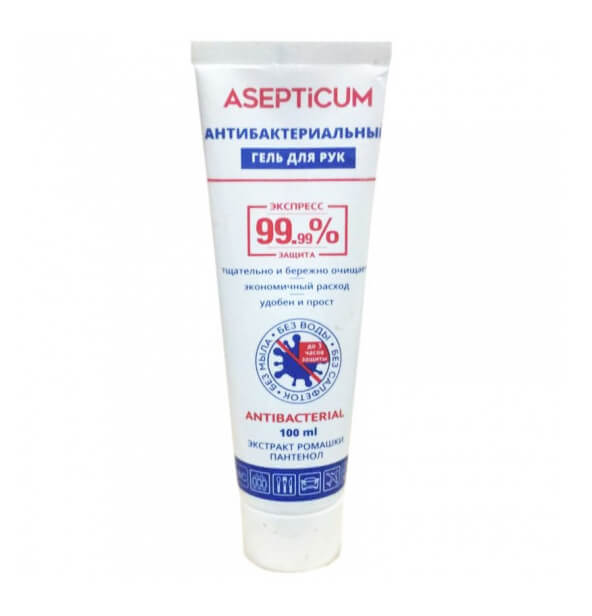 

Антибактериальный гель для рук Asepticum