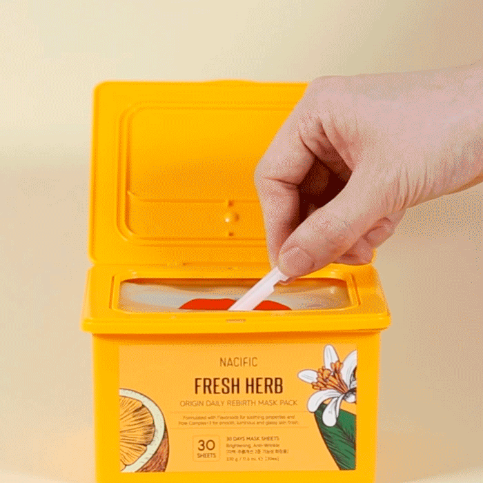 Набор увлажняющих масок NACIFIC Fresh Herb Origin Daily Mask Pack 30 Sheets