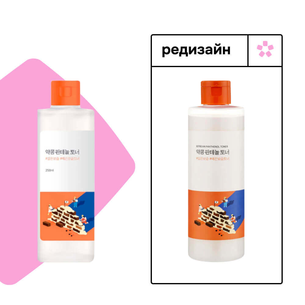 Барьерный тонер с чёрной соей и пантенолом Round Lab Soybean Panthenol Toner