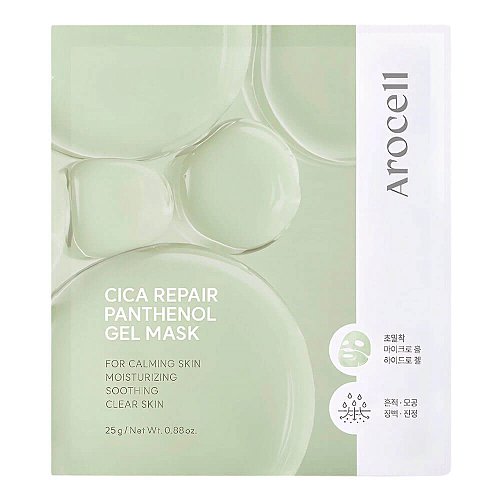 Восстанавливающая гидрогелевая маска с PDRN и центеллой Arocell Cica Repair Panthenol Gel Mask