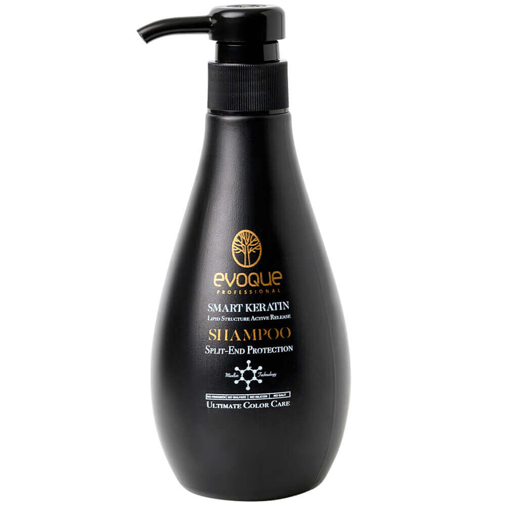 

Смягчающий шампунь для гладкости волос с кератином Evoque Smart Keratin Shampoo