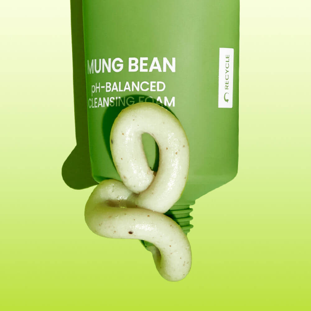 Балансирующая пенка для глубокого очищения beplain Mung Bean pH-Balanced Cleansing Foam