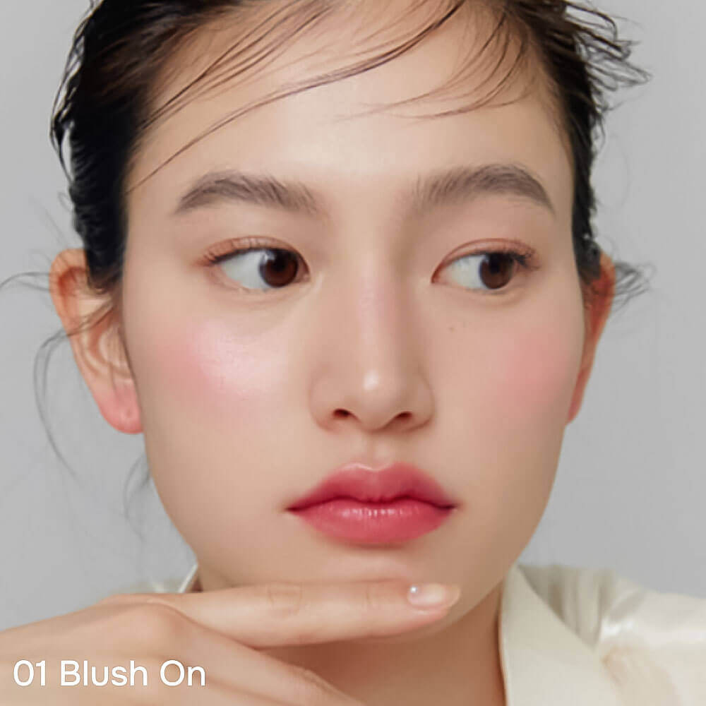 Тающие румяна с влажным мерцанием hince True Dimension Glow Cheek