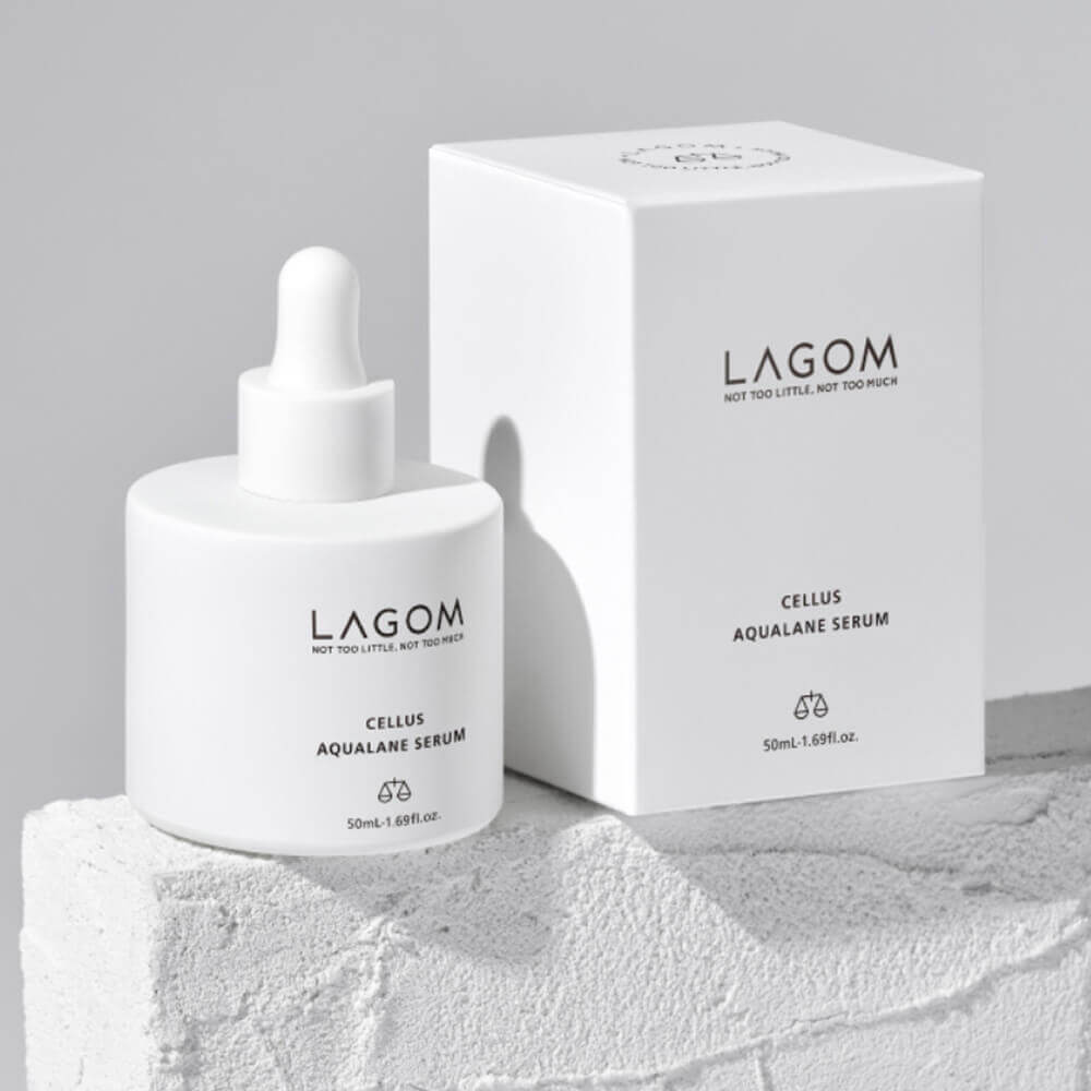Глубокоувлажняющая ампула с ферментированным скваланом Lagom Cellus Aqualane Serum