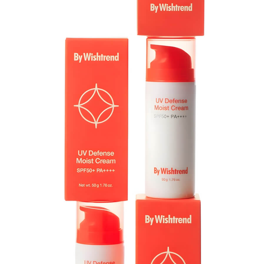 Солнцезащитный крем с пантенолом By Wishtrend UV Defense Moist Cream SPF50+ PA++++