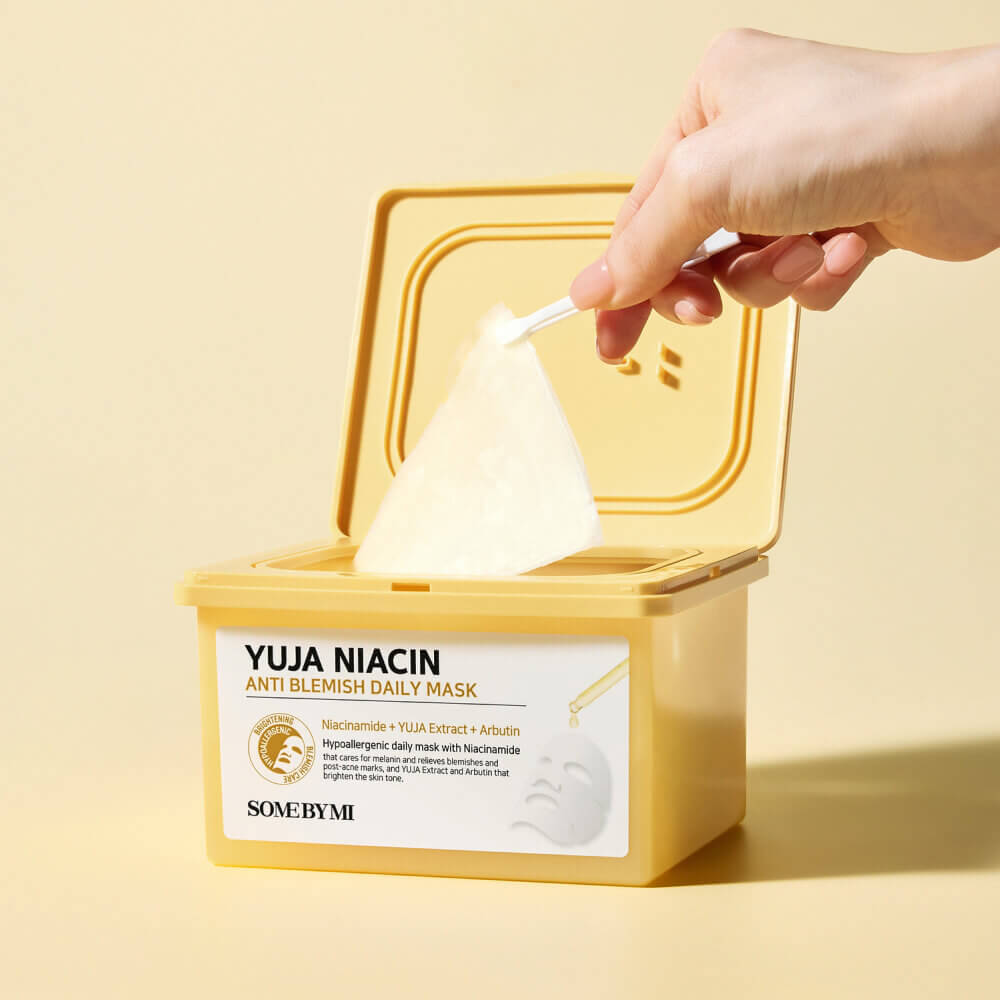 Набор масок SOME BY MI Yuja Niacin Anti Blemish Daily Mask