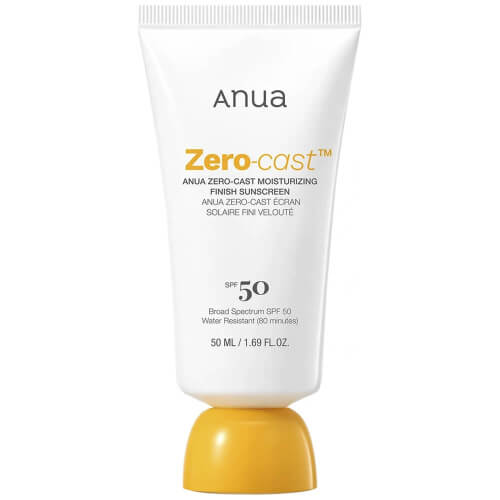 Увлажняющий солнцезащитный крем Anua Zero-Cast Moisturizing Finish Sunscreen SPF50