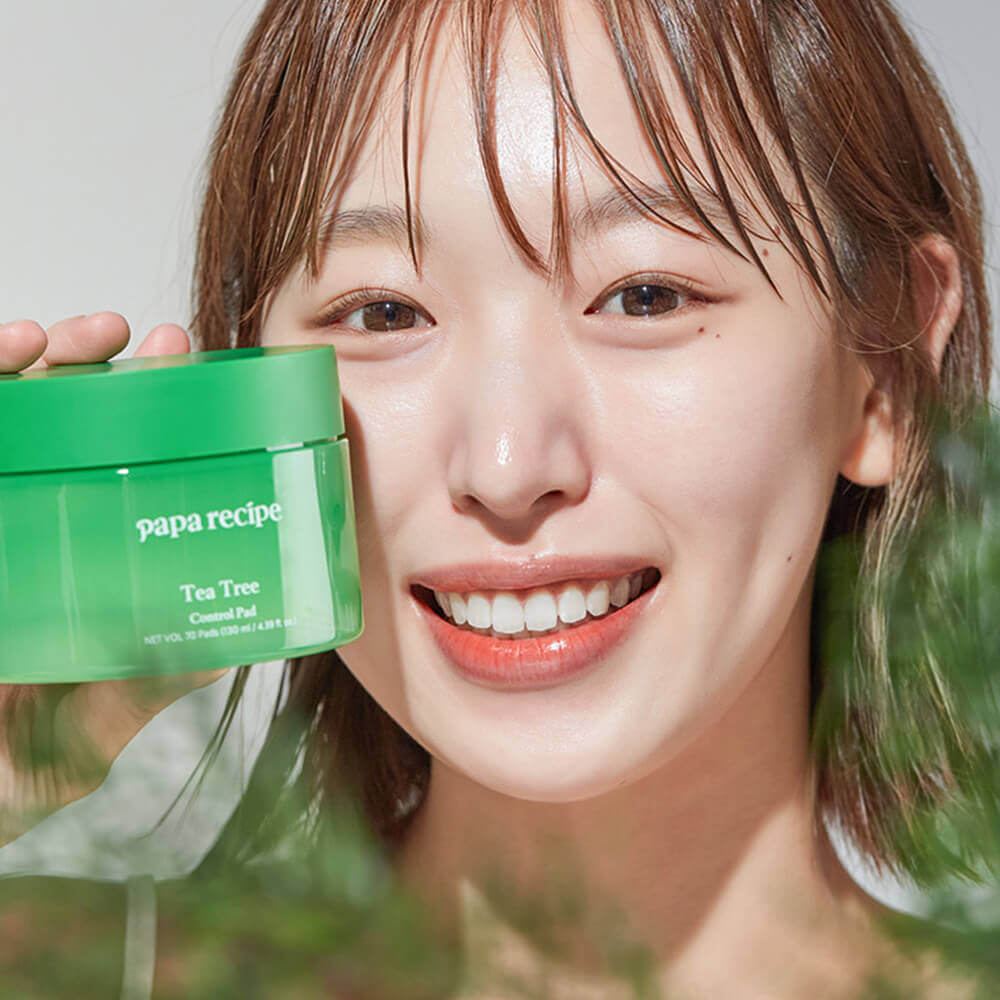 Тонкие успокаивающие пэды с чайным деревом Papa Recipe Tea Tree Control Pad