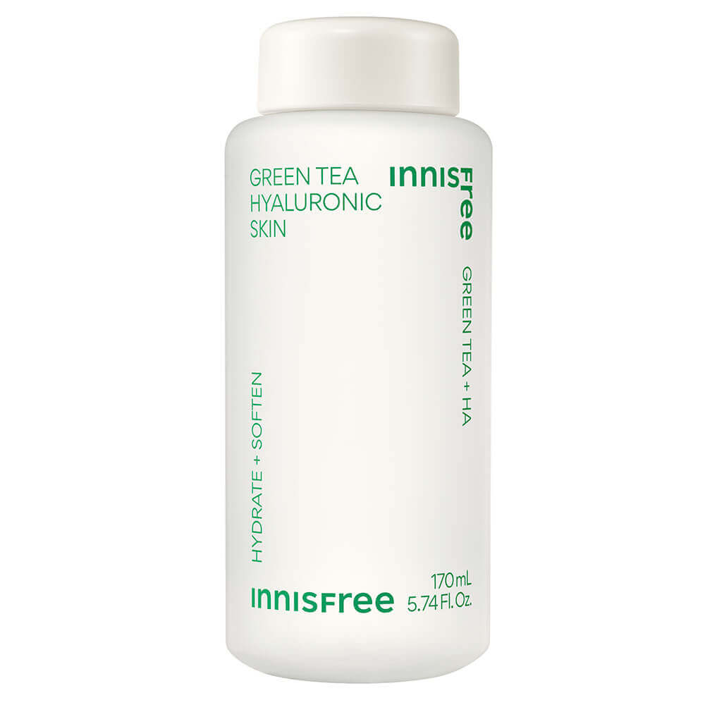 Увлажняющий тоник с зелёным чаем Innisfree Green Tea Hyaluronic Skin