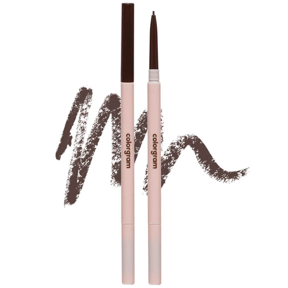

Ультратонкий карандаш для бровей colorgram Micro Slim Brow Pencil 02 Natural Brown