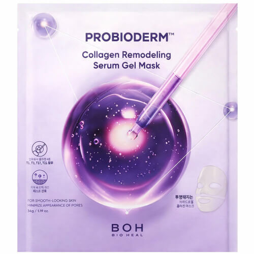 Гидрогелевая маска с коллагеном BIOHEAL BOH Probioderm Collagen Remodeling Serum Gel Mask