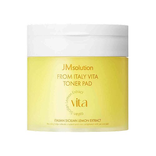 Осветляющие тонер-пэды с экстрактом лимона JMsolution From Italy Vita X Large Toner Pad