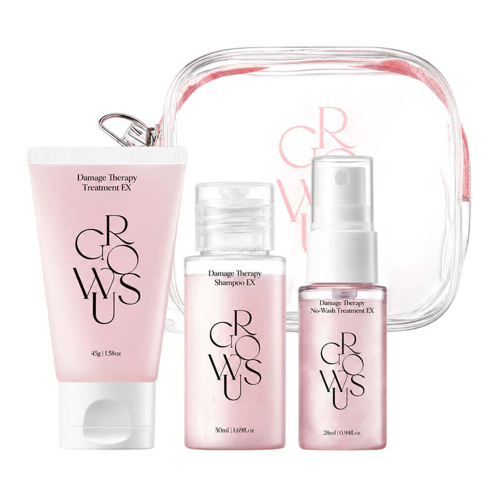 Набор миниатюр для волос GROWUS Damage Therapy Travel Kit