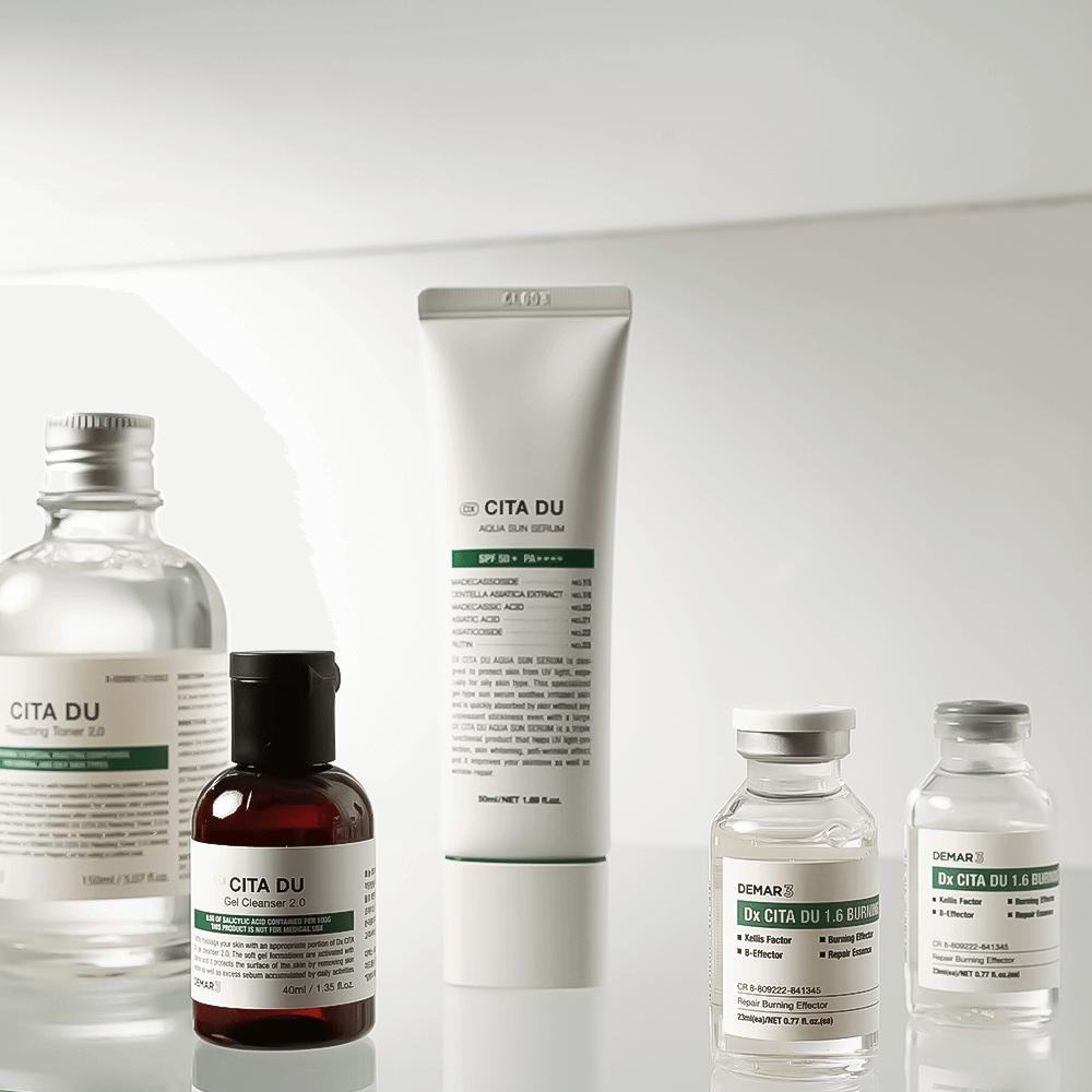 Солнцезащитный флюид для проблемной кожи DEMAR3 Dx CITA DU Aqua Sun Serum SPF50+ PA++++