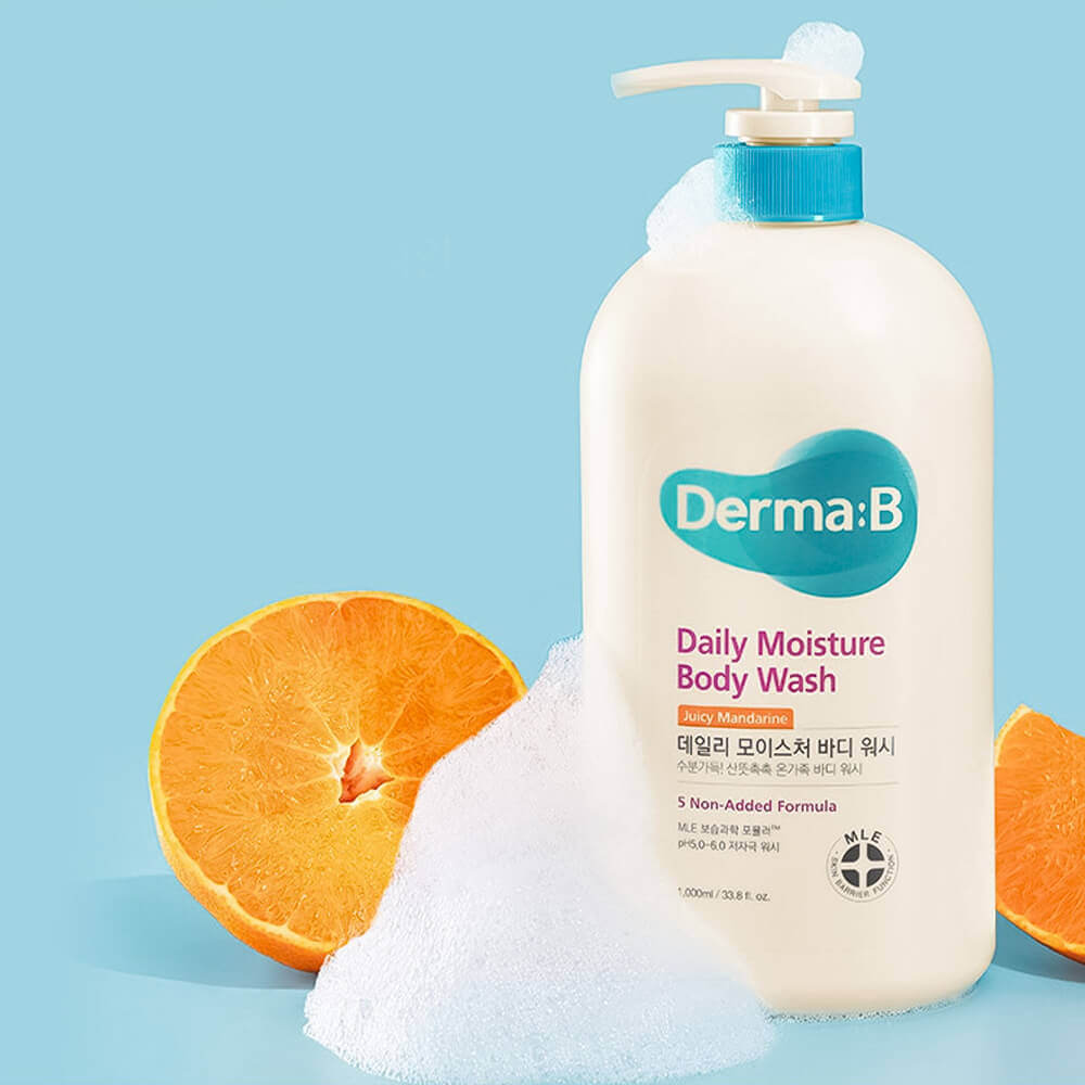 Ламеллярный гель для душа Derma:B Daily Moisture Body Wash
