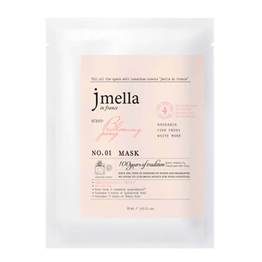 Увлажняющая парфюмированная тканевая маска 01 Jmella In France Blooming Peony Mask