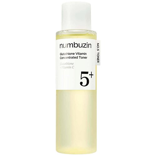 Осветляющий тонер-эссенция с ниацинамидом numbuzin No.5 Glutathione Vitamin Concentrated Toner