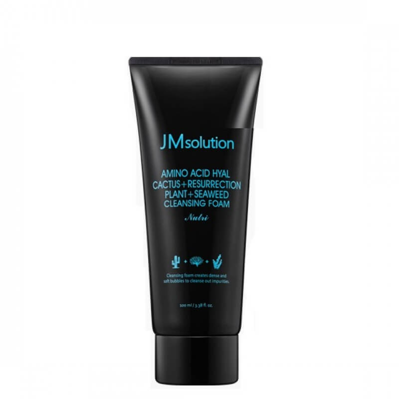 

Очищающая пенка с аминокислотами JMsolution Hyal Cactus + Resurrection Plant + Seaweed Mask Cleansing Foam