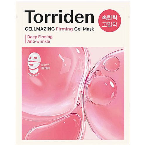 Подтягивающая гидрогелевая маска для лица и шеи Torriden Cellmazing Firming Gel Mask