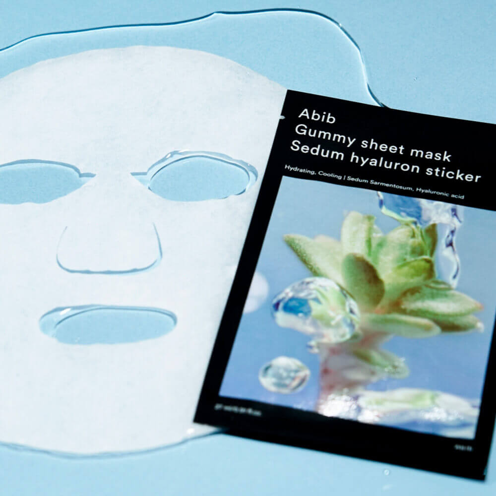 Ультраувлажняющая маска с акваксилом Abib Gummy Sheet Mask Sedum Hyaluron Sticker