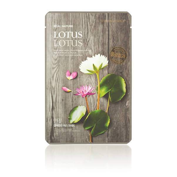 Тканевые маски для лица The Face Shop Real Nature Face Mask - Лотос (Lotus)