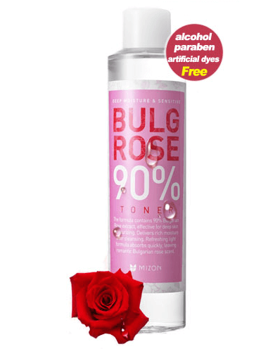 Тоники с 90% содержанием растительных гидролатов Mizon 90% Toner Болгарская роза