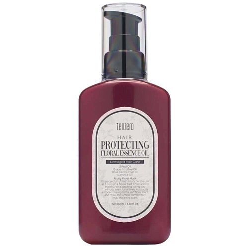 Масло-эссенция для повреждённых волос Tenzero Hair Protecting Floral Essence Oil Damaged Hair Care