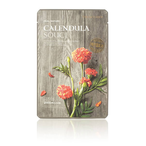 Тканевые маски для лица The Face Shop Real Nature Face Mask - Календула (Calendula)