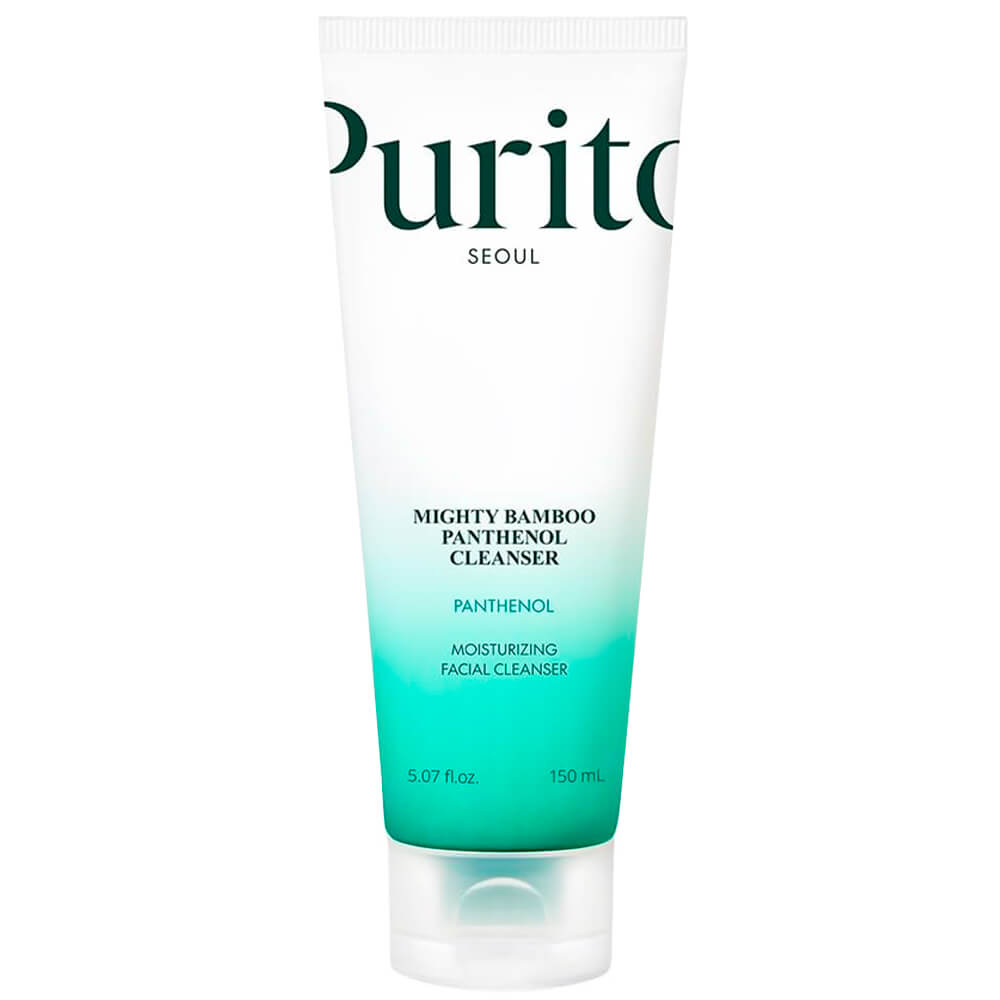 Слабокислотный гель для очищения кожи Purito Seoul Mighty Bamboo Panthenol Cleanser
