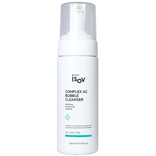 Очищающая пенка для проблемной кожи Isov Complex AC Bubble Cleanser
